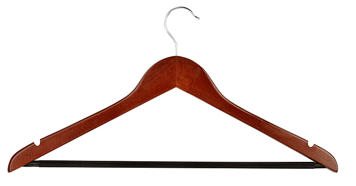 Honey-Can-Do No Slip Wooden Coat Hangers (24 Pack) Only $10.87!