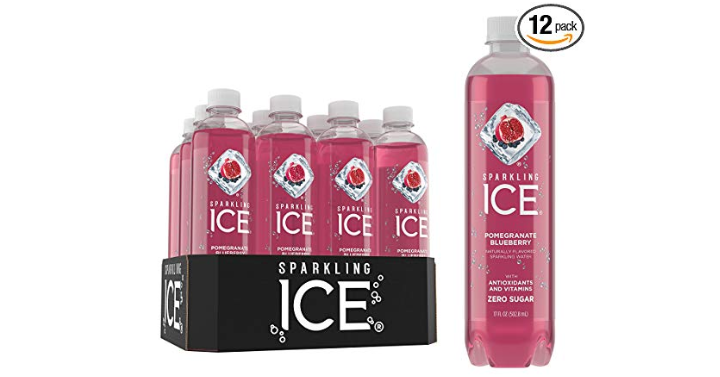 Sparkling Ice Pomegranate Blueberry Sparkling Water, Zero Sugar (Pack of 12) Only $9.29 Shipped!