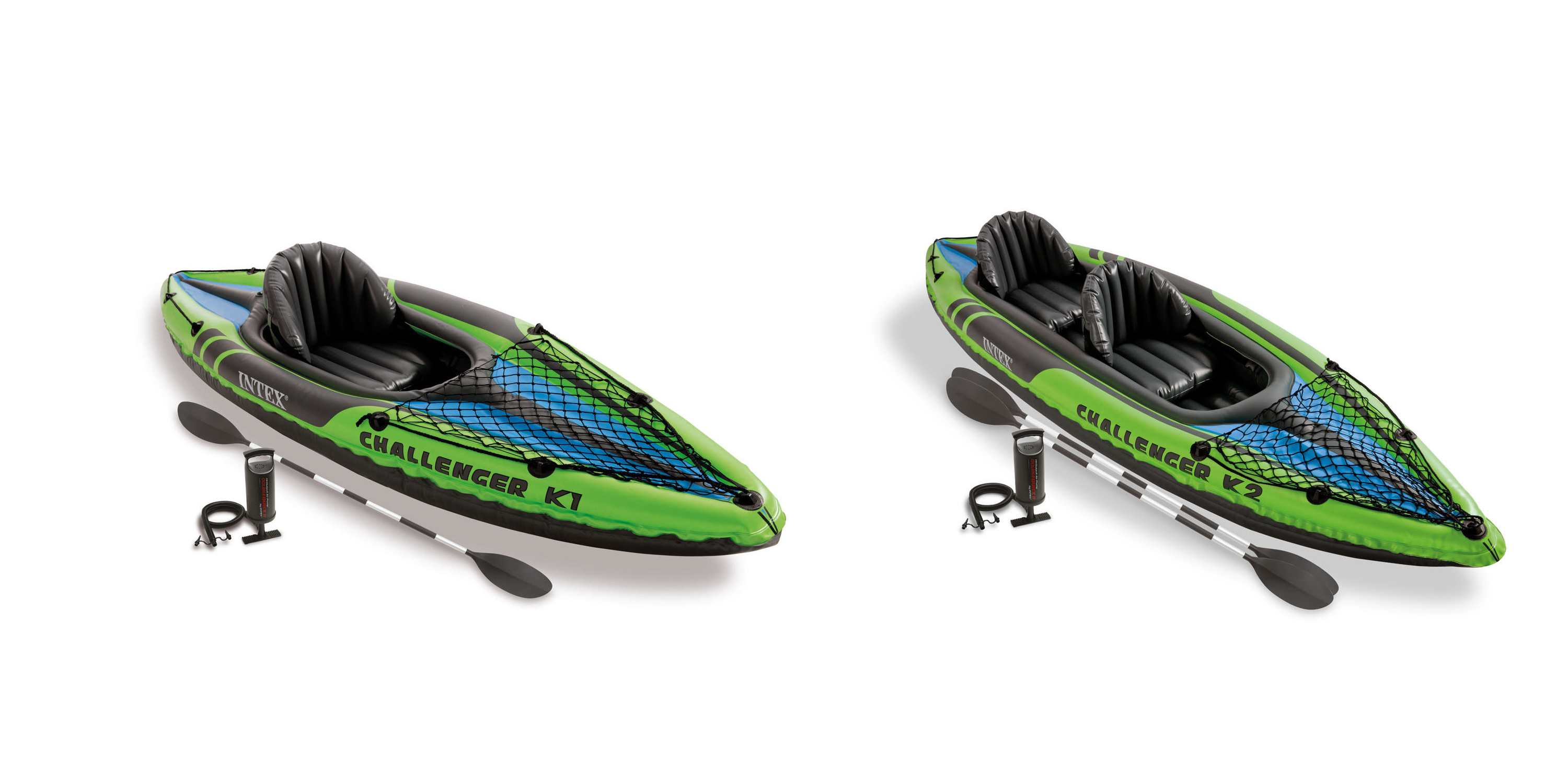 Intex Challenger Inflatable Kayaks for 1 or 2 People From $59.99!