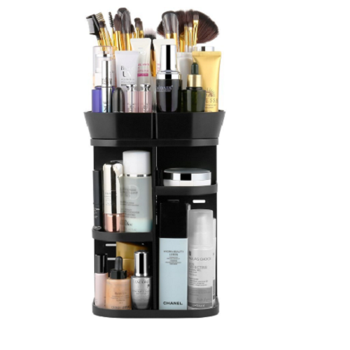 Jerrybox Rotating Makeup Organizer- Square with Petal in Black for Just $11.99 Shipped with code!