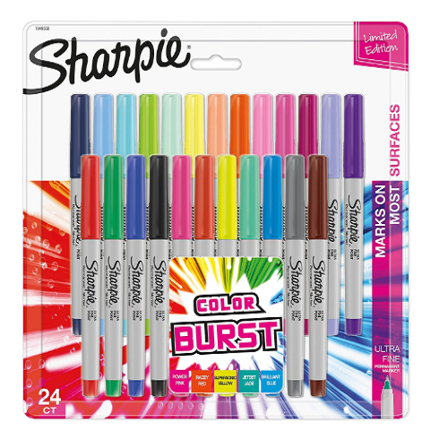 Sharpie 24 ct Color Burst Permanent Marker Set Only $9.98! (Reg. $35)
