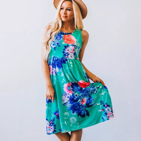 Jane: Floral Boho Dress with Pockets Only $14.99! (Reg. $53)