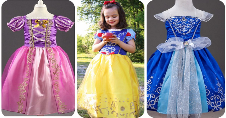 Disney Inspired Princess Dresses- 7 Options- Only $11.89 with code!