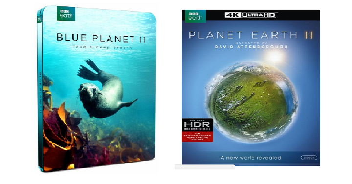 TODAY ONLY! Blue Planet II OR Planet Earth II (4K Ultra HD Blu-Ray) Only $28.99! (Reg. $52.99)