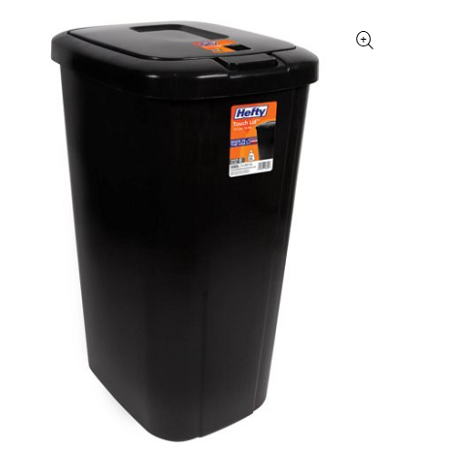 Hefty Touch-Lid 13.3-Gallon Trash Can Just $8.50!