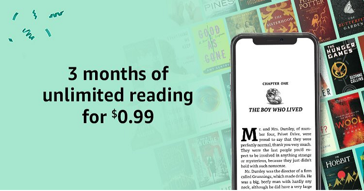 Prime Members: Kindle Unlimited Only $.99 For 3 Months!