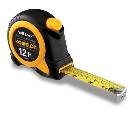 Komelon Self Lock Speed Mark 12-FootPower Tape – Only $3! *Add-On Item*