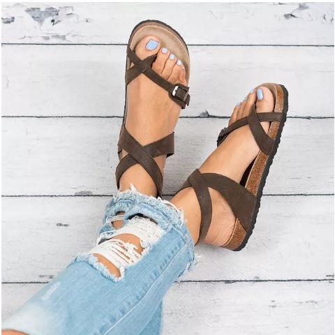 Lace Up Footbed Sandals – Only $22.99!