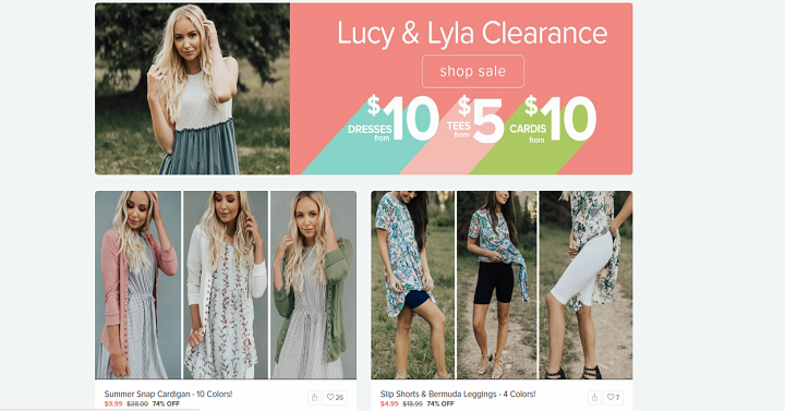 Groopdealz: Lucy & Lyla Clearance Items – Prices Start at $4.99!