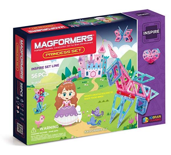 Magformers Inspire Princess Set (56-pieces) Magnetic Building Blocks – Only $41.44 Shipped!