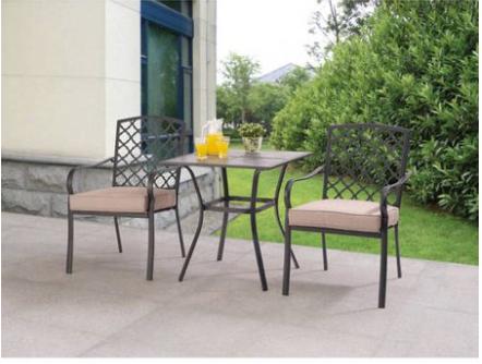 Mainstays Grayson Court 3-Piece Bistro Set – Only $99 Shipped!