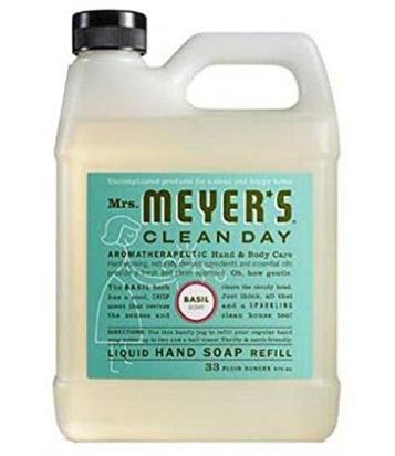 Mrs. Meyers Liquid Hand Soap Refill, Basil 33 Ounce – Only $5.36!