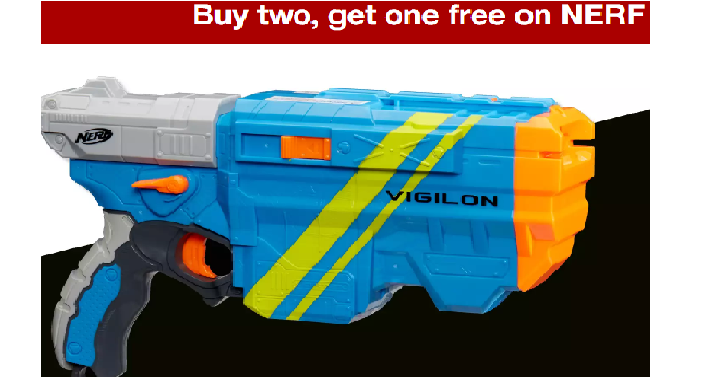 Target: Buy 2, Get 1 FREE Nerf Toys!