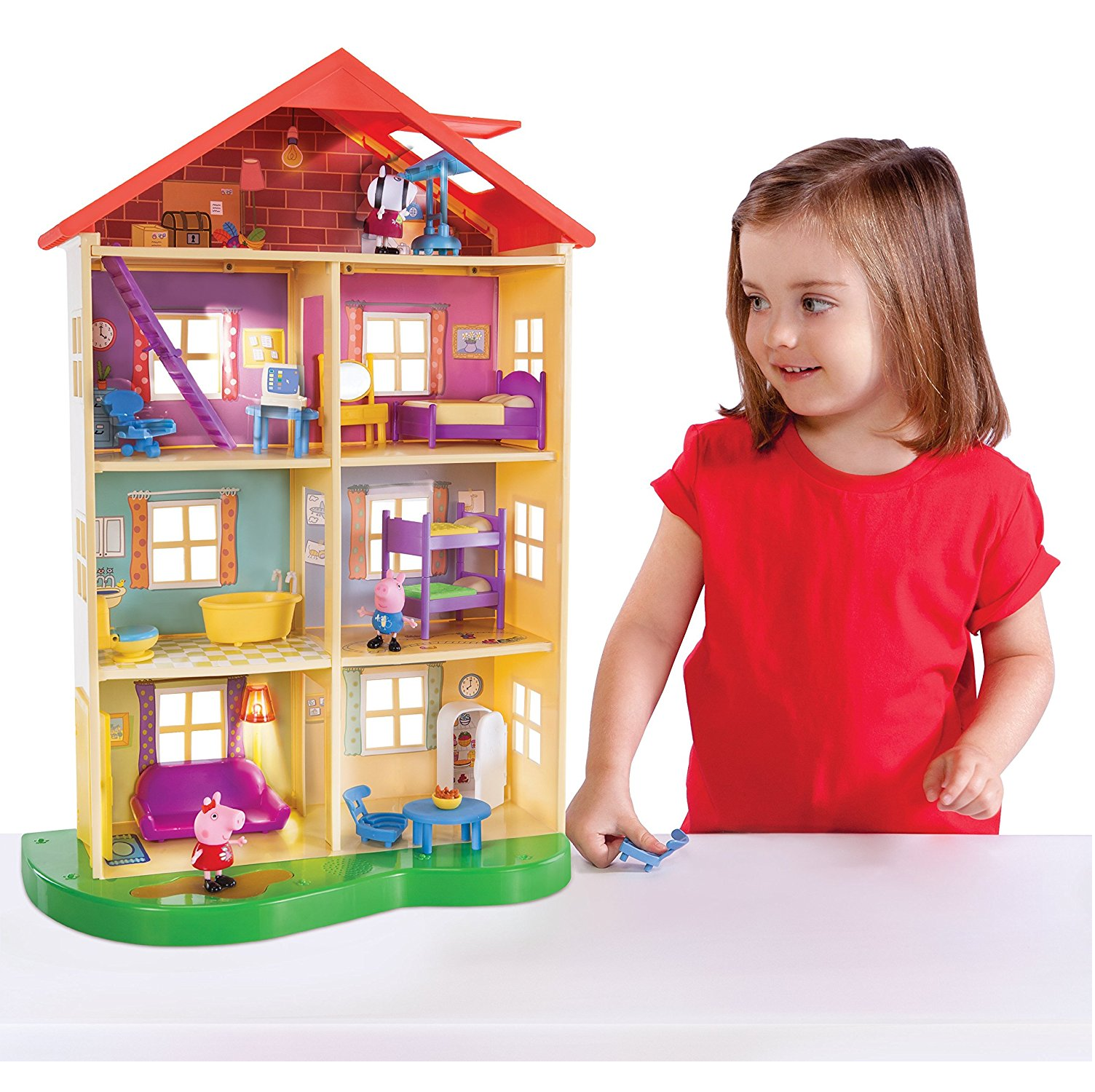 Peppa Pig Lights and Sounds Playset (Family Home) Only $31.14! (Reg $59.99)