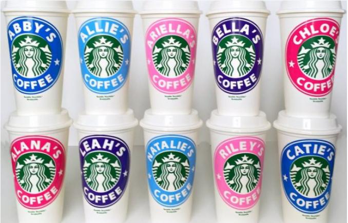 Personalized Starbucks Cups – Only $12.50!