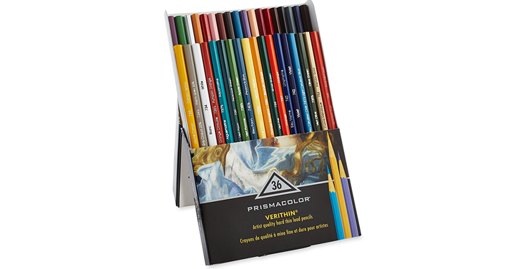 Prismacolor Premier Verithin Colored Pencils, Assorted Colors, 36 Pencils – Just $11.90!