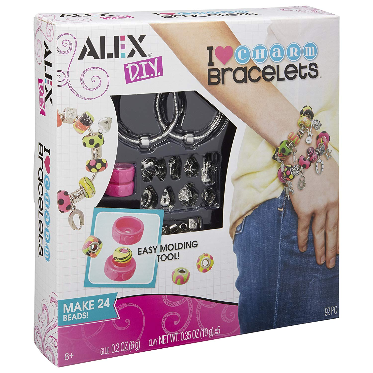 ALEX Toys DIY Wear I Heart Charm Bracelets Kit Only $11.18!