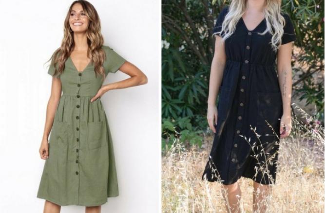 Riley Button Down Dress – Only $19.99!