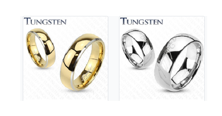Men’s Tungsten Rings Start at Only $5.99 Shipped!