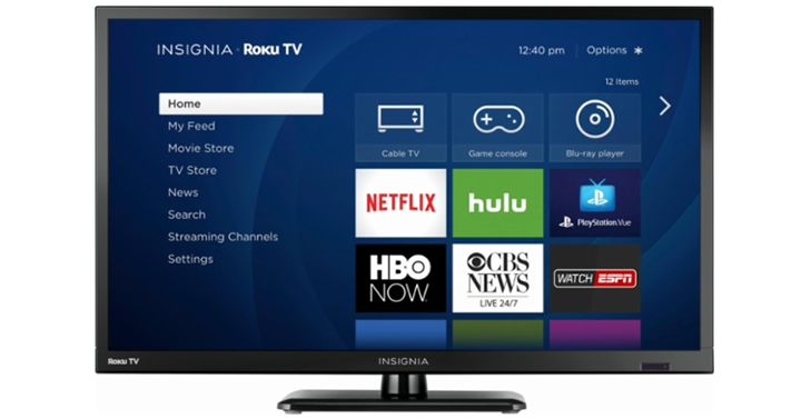 Insignia 24″ LED 720p Smart HDTV Roku TV – Just $99.99!