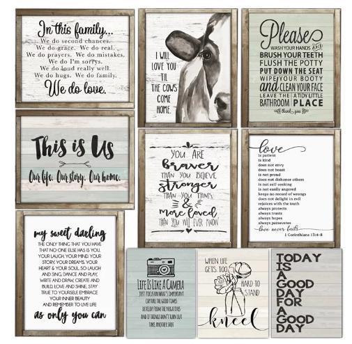 Large Rustic Today Prints – Only $3.97!