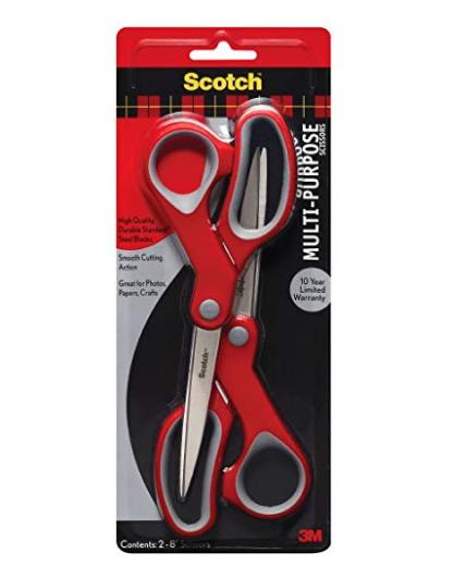 Scotch Multi-Purpose Scissor, 2 Pack – Only $3.26!