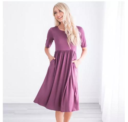 Shirring Waist Dress – Only $15.99!
