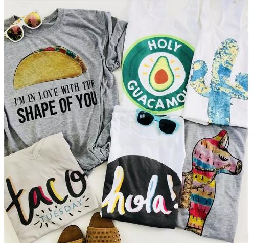 Taco Graphic Tees and Tanks – Only $12.99!