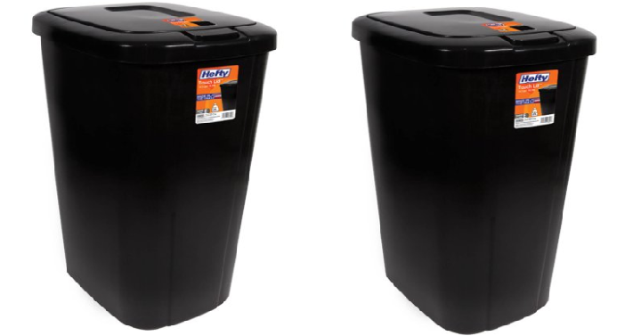 Hefty Touch-Lid 13.3-Gallon Trash Can Only $8.50! (Reg. $14.50)
