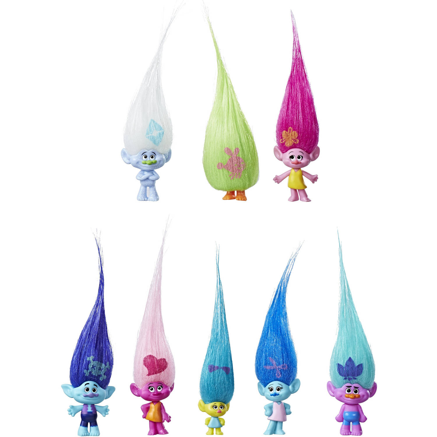 DreamWorks Trolls Wild Hair Collection Pack (8 Dolls) Only $5.50!