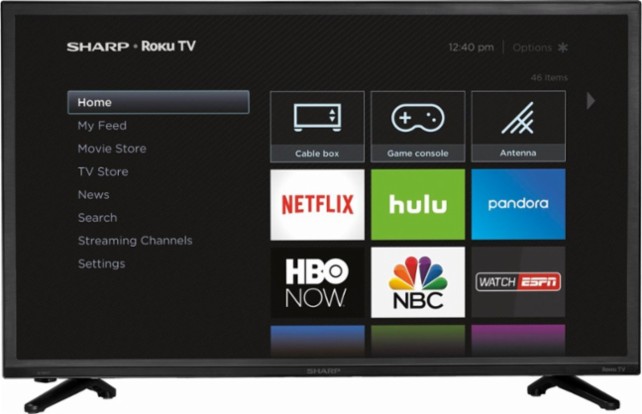 Sharp 32″ LED 720p Smart HDTV Roku TV – Only $149.99!