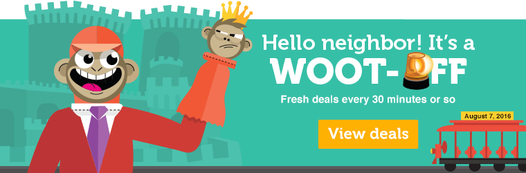 Today is a Woot-Off Day! August 7th Only! Shop with Amazon Prime!