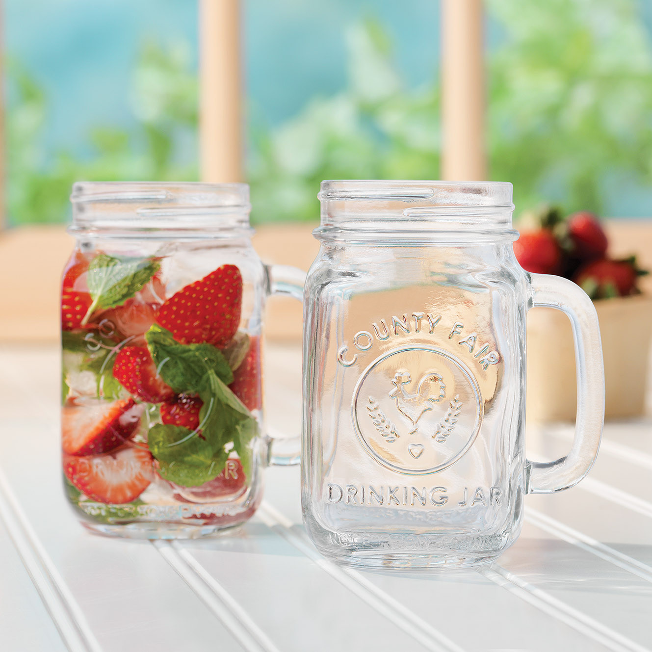 Libbey Handled Drinking Jar 8-Piece Set Only $9.99!