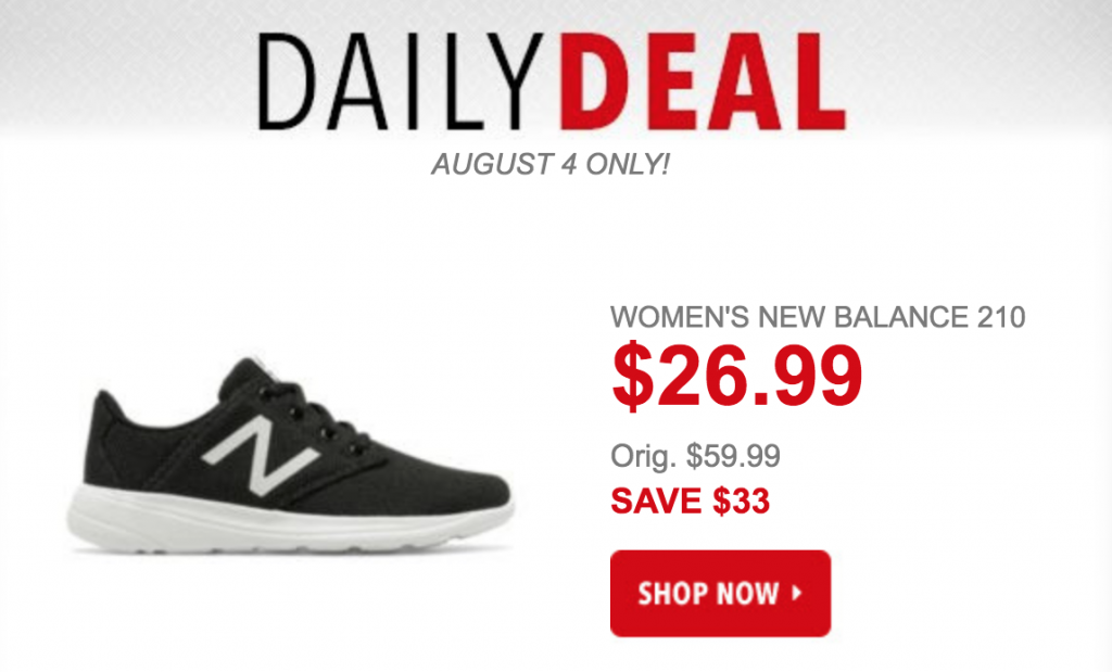 Women’s New Balance 210 Lifestyle Sneakers Just $26.99 Today Only!
