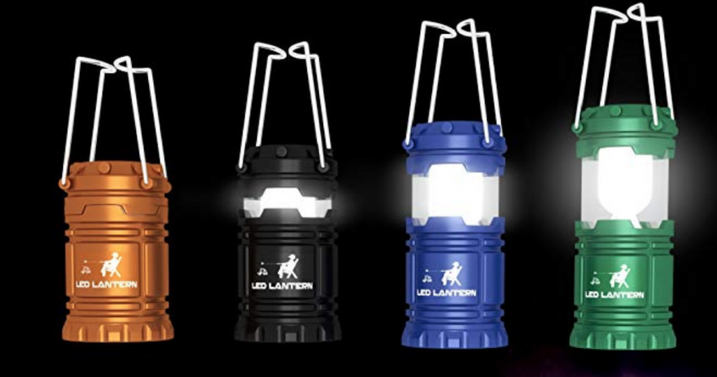 MalloMe LED Camping Lantern Flashlights 4-Pack Just $16.99!