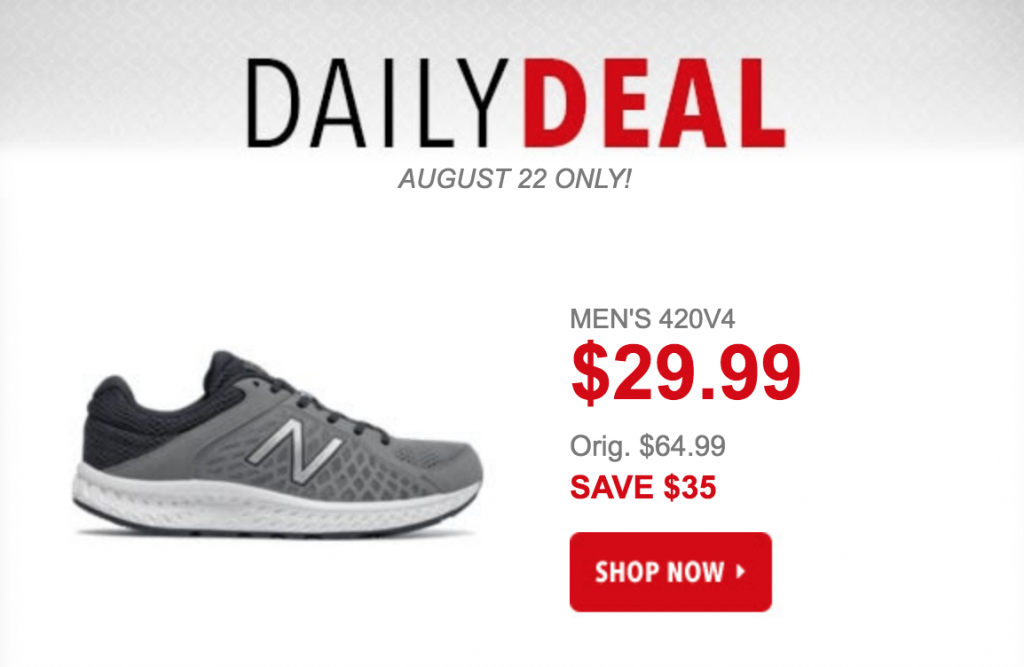 Men’s New Balance 420V4 Running Shoes Just $29.99 Today Only!