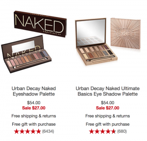 Urban Decay Naked Eyeshadow Palettes Just $27.00! (Reg. $54.00)