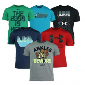 Under Armour Boys’ Mystery Tech T-Shirt 3-Pack Just $25.00 Shipped!
