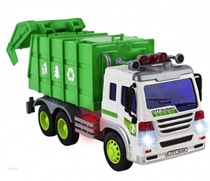 Powered Garbage Truck Toy with Lights and Sounds Just $13.94!