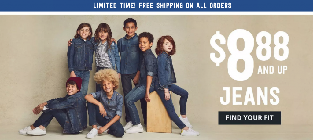 Crazy 8: FREE Shipping & $8.88 Jeans!