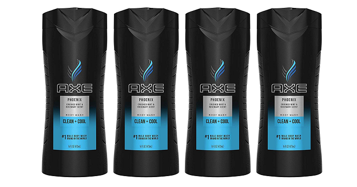 AXE Body Wash for Men 4 Count (16oz) Only $2.31 Each!