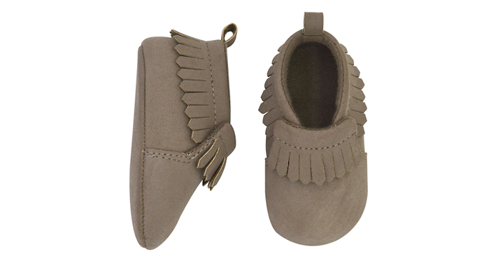 Kohl’s 30% Off! Earn Kohl’s Cash! Stack Codes! FREE Shipping! Baby Goldbug Brown Faux-Suede Fringe Moccasin Crib Shoes – Just $5.25!