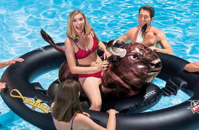 Intex Inflat-A-Bull, Inflatable Ride-On Pool Toy – Only $34.77!
