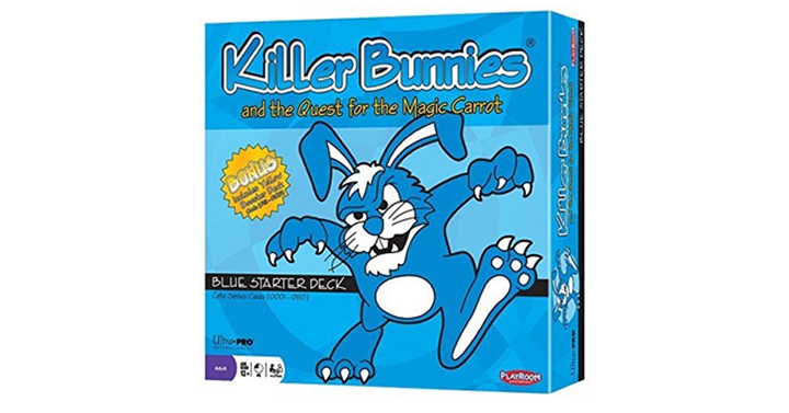 Killer Bunnies and the Quest for the Magic Carrot; Blue Starter Deck – Just $17.99!