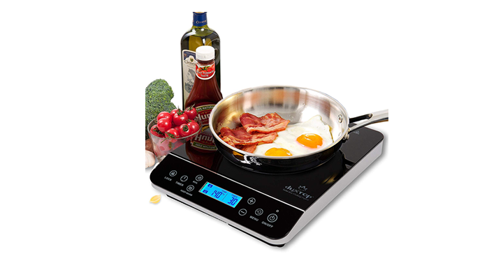 Duxtop LCD 1800-Watt Portable Induction Cooktop Countertop Burner – Just $74.99!