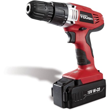 Hyper Tough 18 Volt Ni-Cad Cordless Drill Only $18.73! (Reg $29.99)