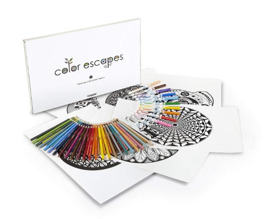 Crayola Color Escapes Coloring Pages & Pencil Kit, Kaleidoscopes Edition – Only $4!
