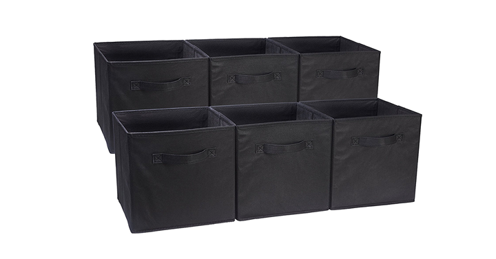AmazonBasics Foldable Storage Cubes – 6-Pack – Just $16.88!