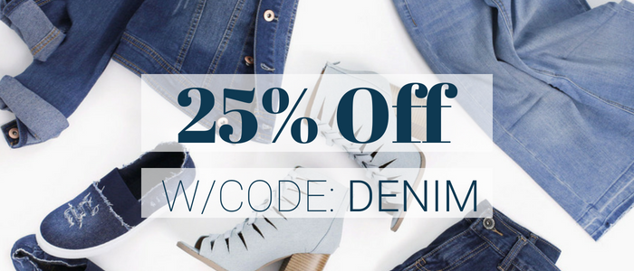 Cents of Style: Fun Denim Styles! Additional 25% Off + FREE Shipping!