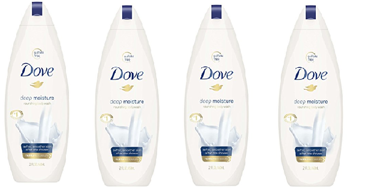 Dove Body Wash, Deep Moisture 22 oz, Pack of 4 Only $11.61 Shipped!